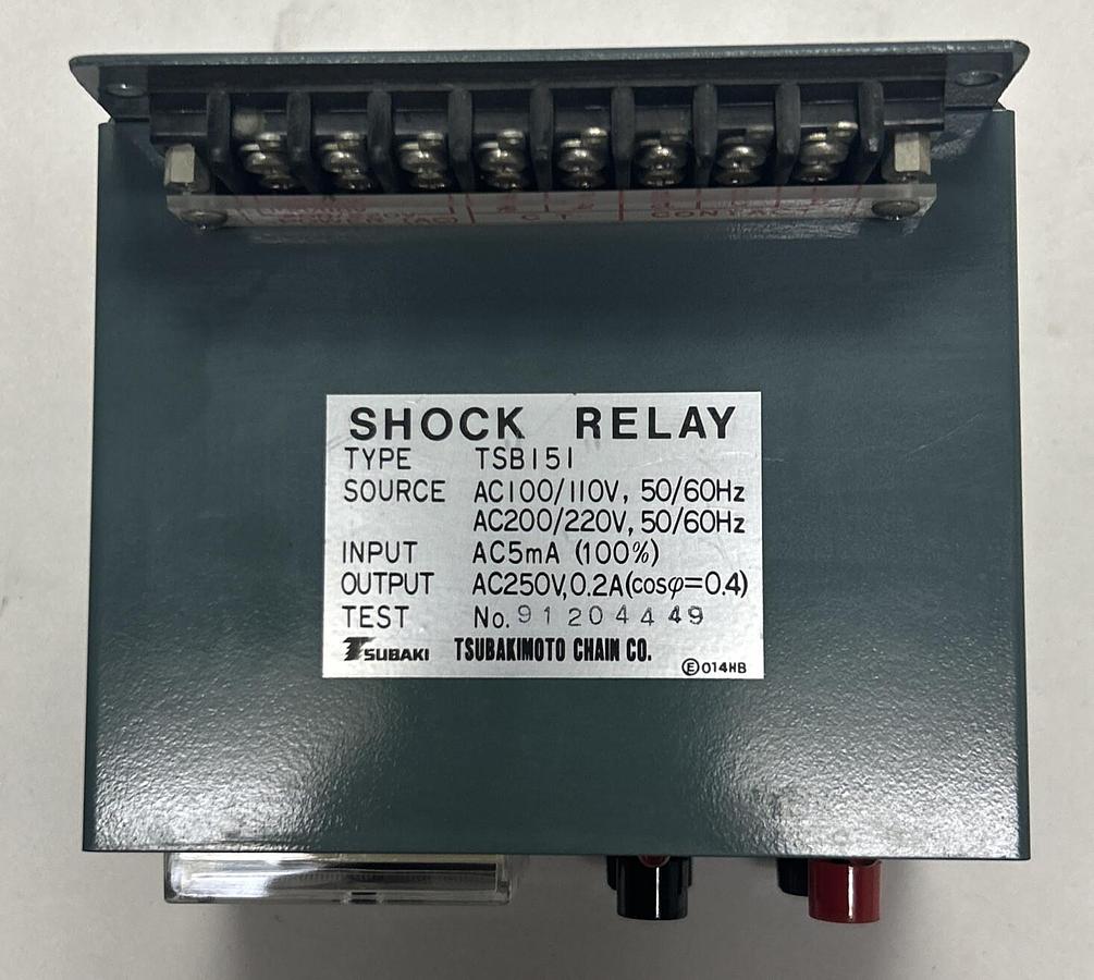 Used TSUBAJIMOTO,TSB151,SHOCK RELAY