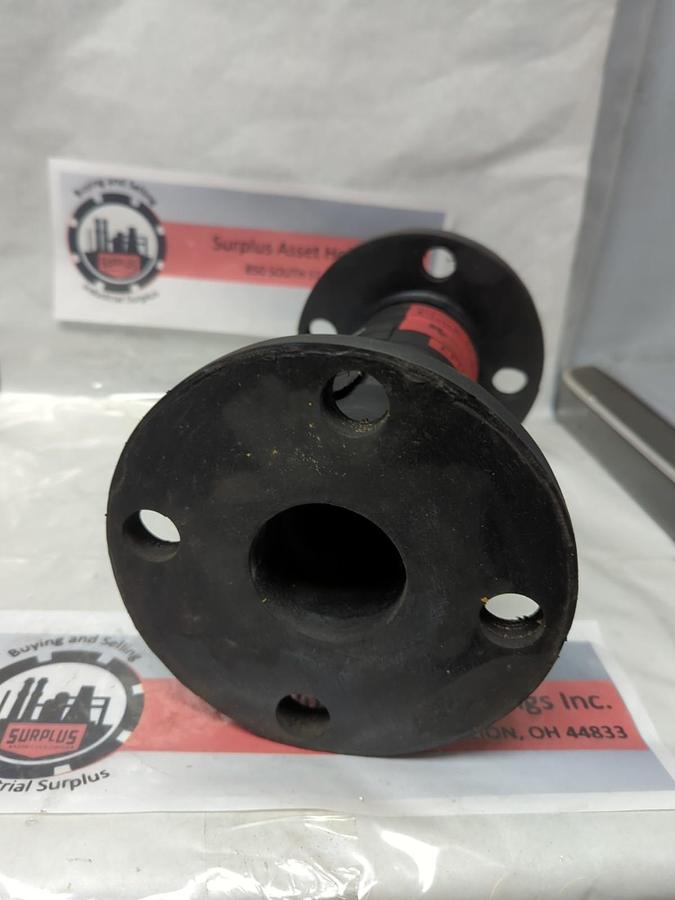 Used RED VALVE,S5 020-0-000-600PW,EPDM PINCH VALVE/SLEEVE PVS00172 PRE-OWNED