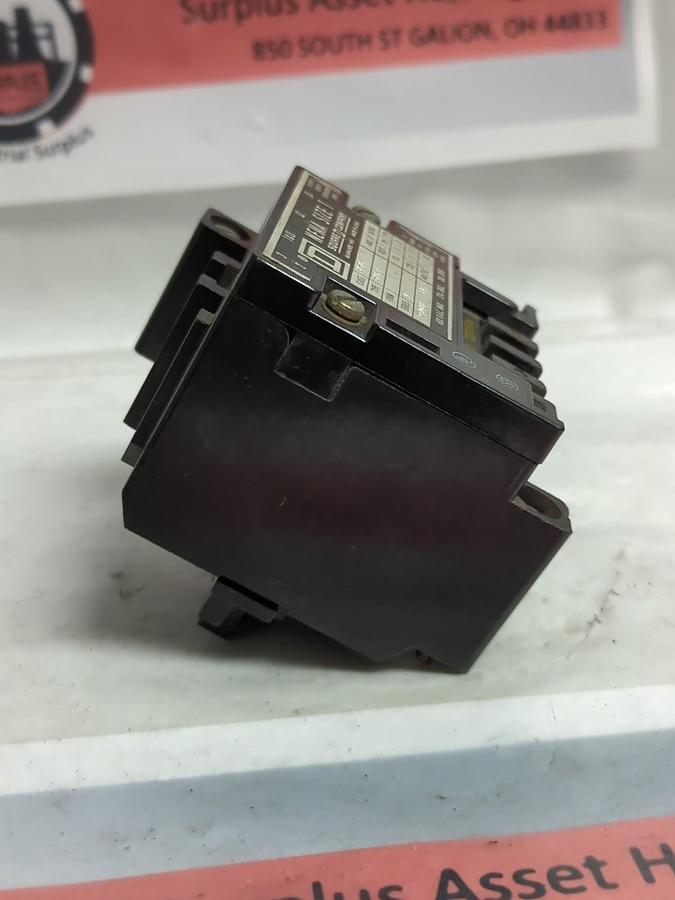 Used SQUARE D,8536-SCG3,CONTACTOR SERIES A SIZE 1 PRE-OWNED