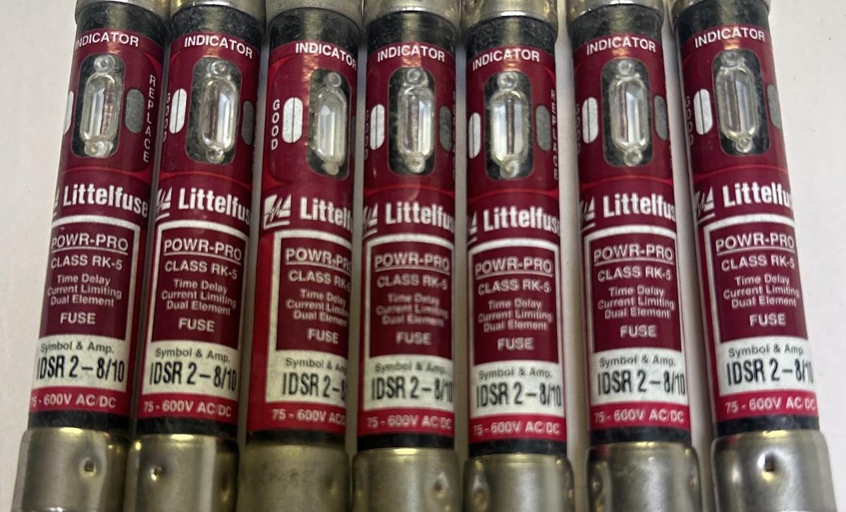 LITTELFUSE,IDSR2-8/10,FUSE 2.8A 600V LOT OF 7 NOS