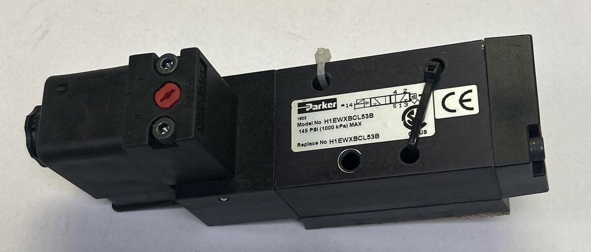 Used PARKER,H1EWXBCL53B,SOLENOID VALVE