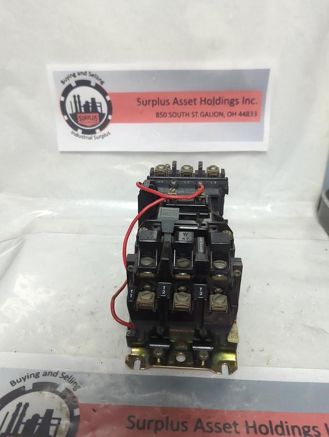 Used ALLEN BRADLEY,509-B0B,SERIES B SIZE 1 STARTER PRE-OWNED