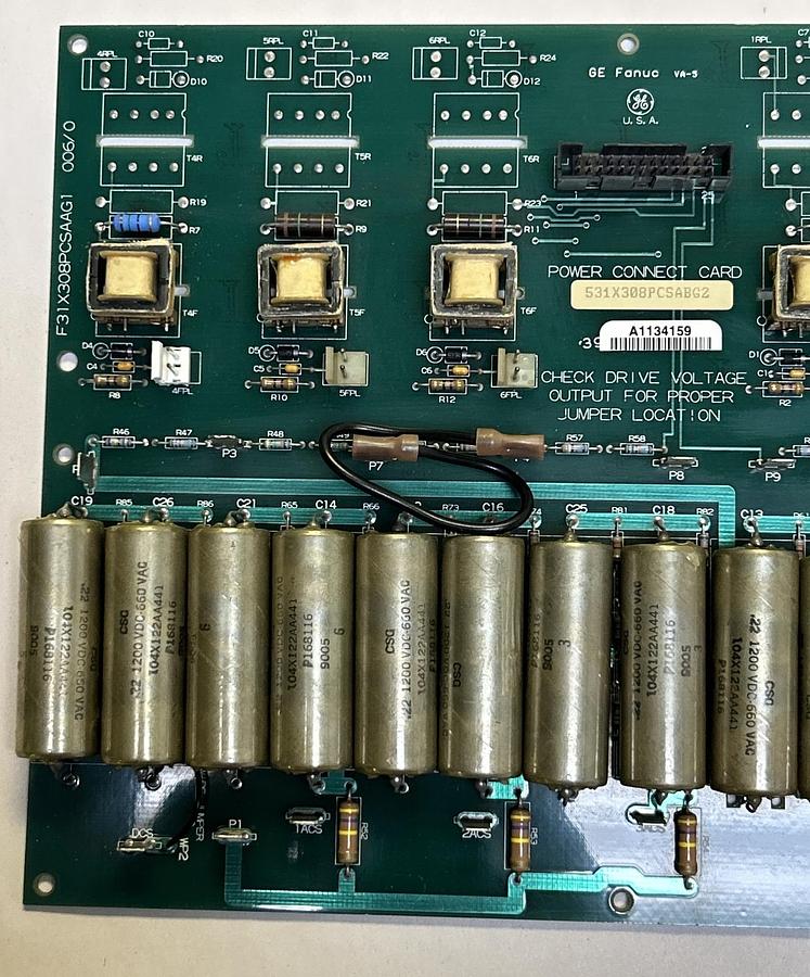 Used GENERAL ELECTRIC,531X308PCSABG2,POWER CONNECTION BOARD