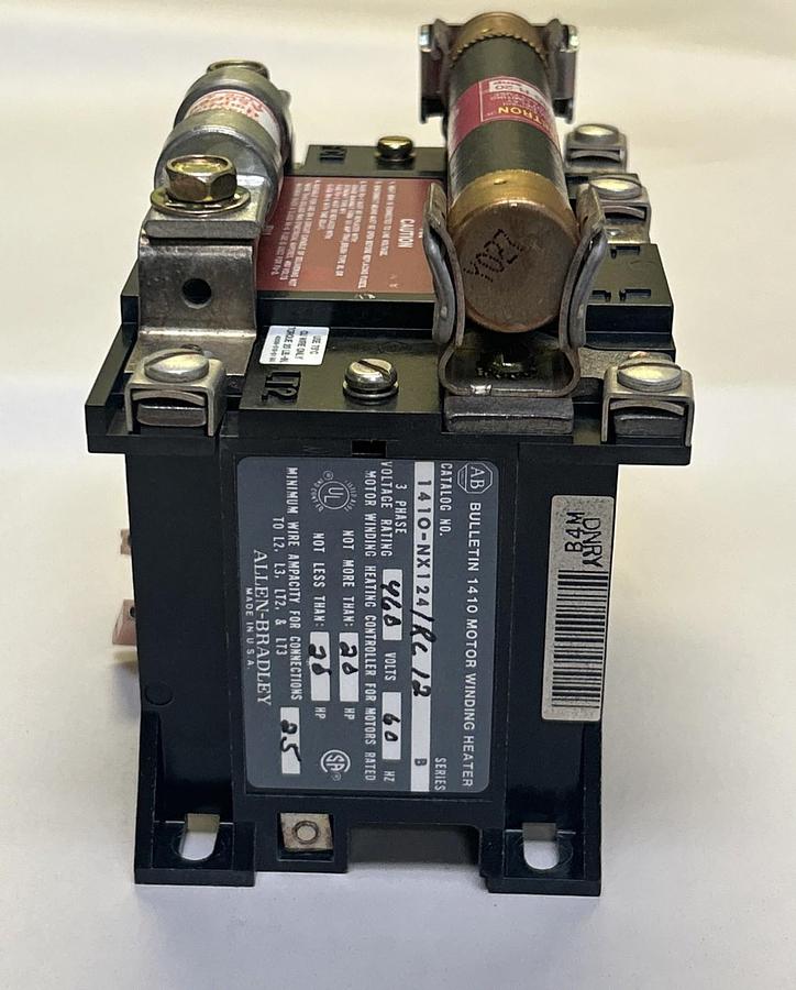 Used ALLEN BRADLEY,1410-NX124,MOTOR WINDING HEATER