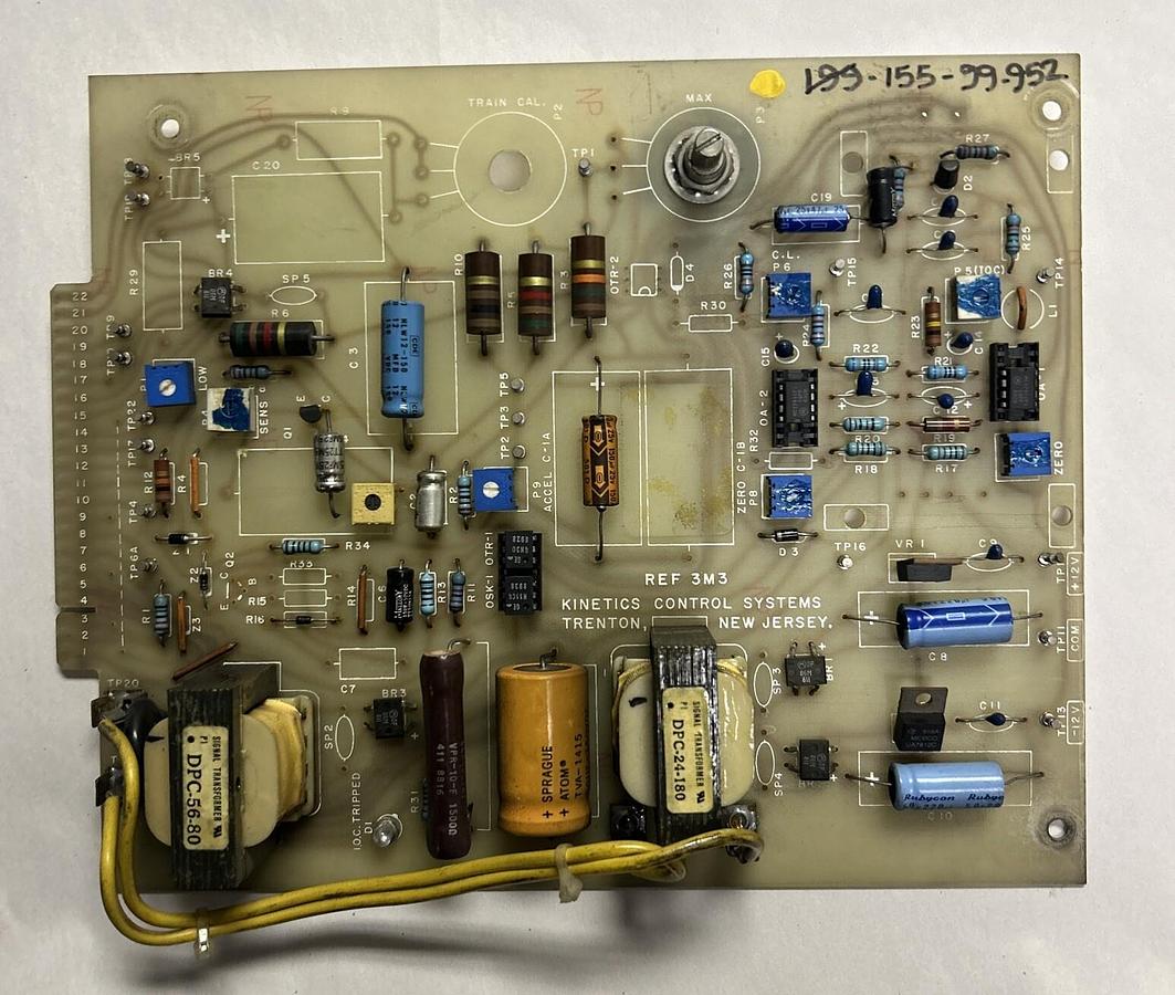 Used KINETICS CONTROL SYSTEMS,REF 3M3,CIRCUIT BOARD