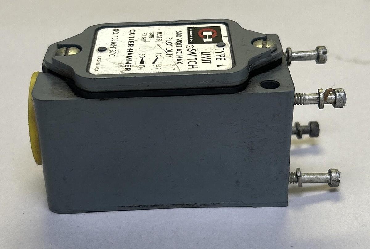 Used CUTLER HAMMER,10316H187C,LIMIT SWITCH BODY