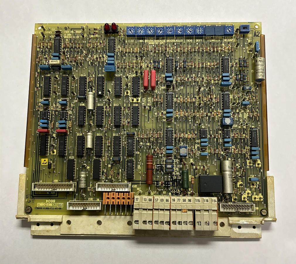 Used SIEMENS,C98043-A1086-L11,MAIN SPINDLE CONTROLLER BOARD