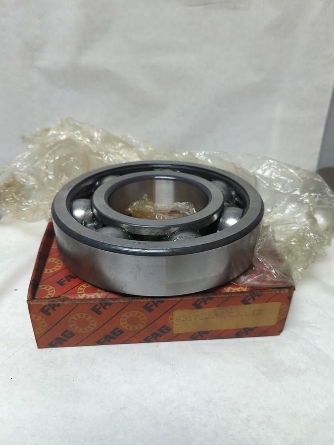 FAG,6317.2ZR.C3.L12,DEEP GROOVE BALL BEARING NOS
