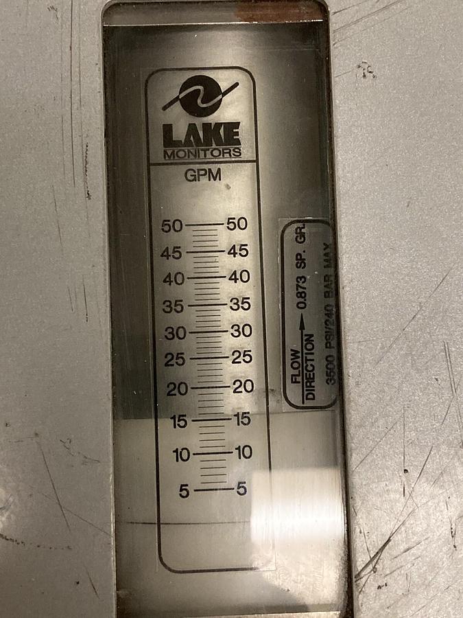 Lake Monitors,R5A6WP50,Flow Rate Transmitter 3500 PSI 240 Bar