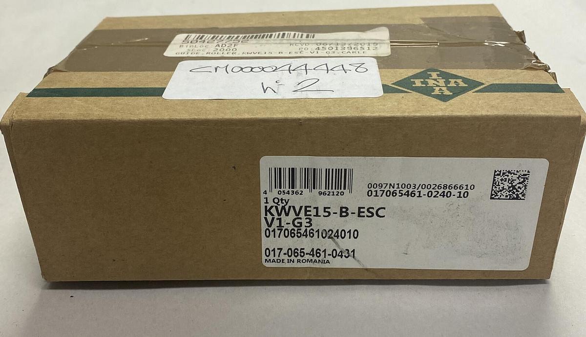 INA,KWVE1515-B-ESC,LINEAR GUIDE SLIDER NEW