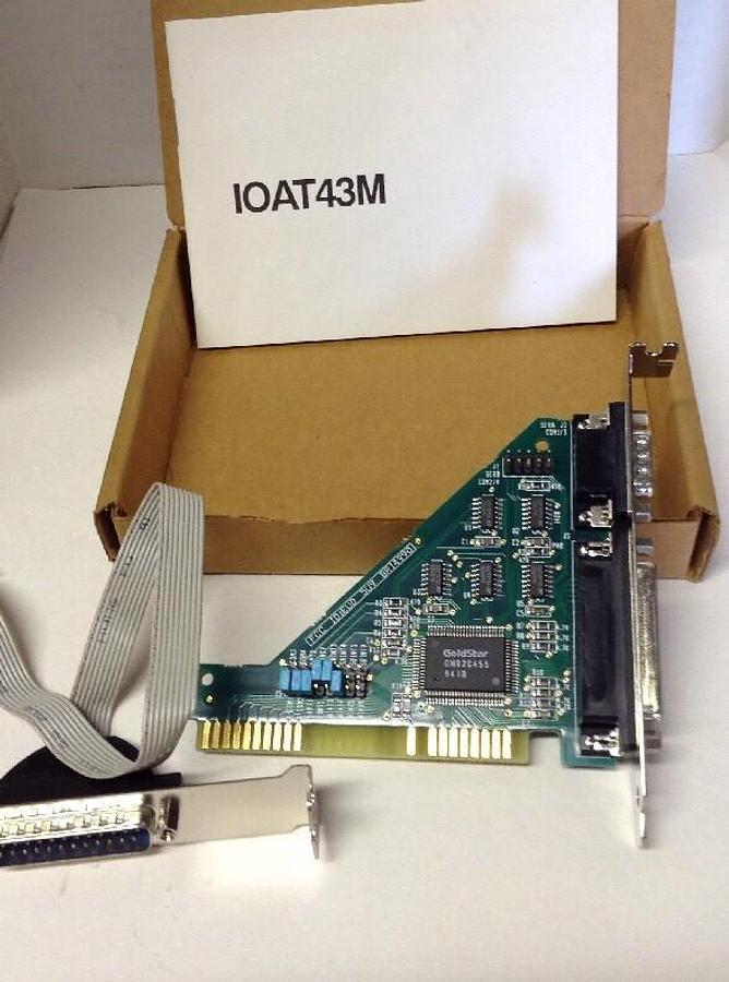 IBM,IOAT43,Board for IBM AT Computer with 25-Pin Serial Cable and Bracket Assemb