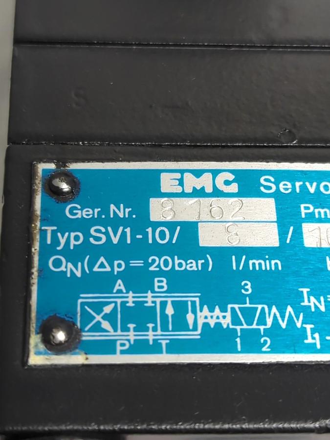 EMC,SV1-10/8,SERVO CONTROL VALVE 3 162 NOS