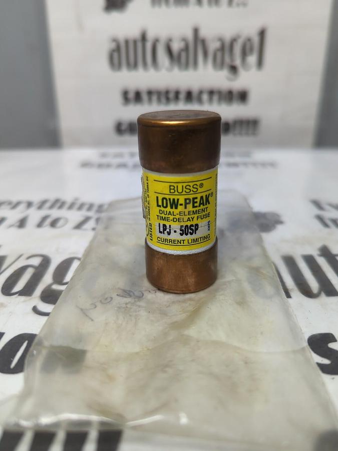 COOPER BUSSMANN,LPJ-50SP,LOW-PEAK TIME DELAY FUSE NOS