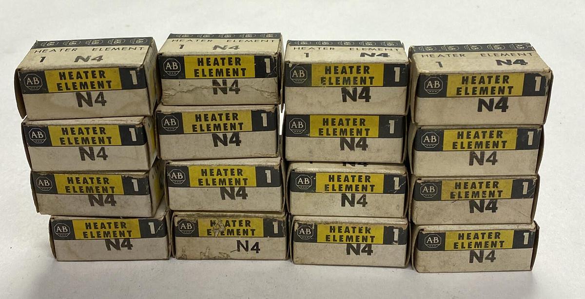 ALLEN BRADLEY,N4,OVERLOAD RELAY HEATER ELEMENT LOT OF 16 NOS