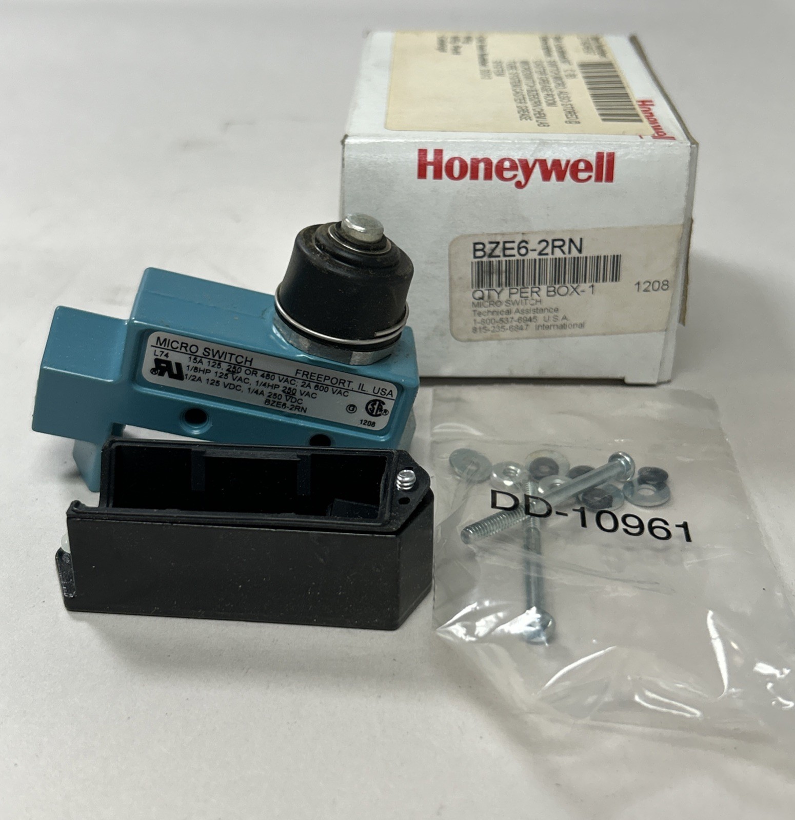 HONEYWELL,BZE6-2RN,LIMIT SWITCH NOS
