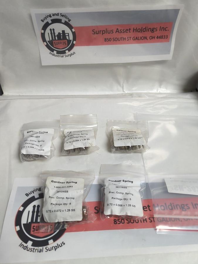GARDNER SPRINGS,36115GS,PREC. COMP. SPRING LOT OF 25PCS NOS