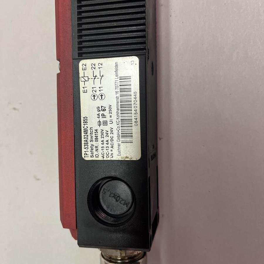 Used EUCHNER,TP1-538A024MC1855,SAFETY DOOR LOCK SWITCH