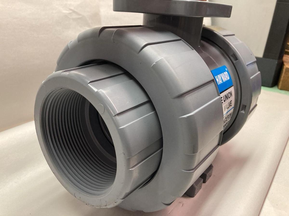 Used Hayward Flow Control,CPVC EPDM NSF/ANSI61,True Union Ball Valve 3"
