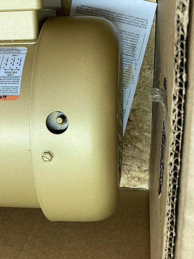 Baldor,EM3607T,3-Phase Motor 1.5HP 1165RPM 182T 208-230/460V