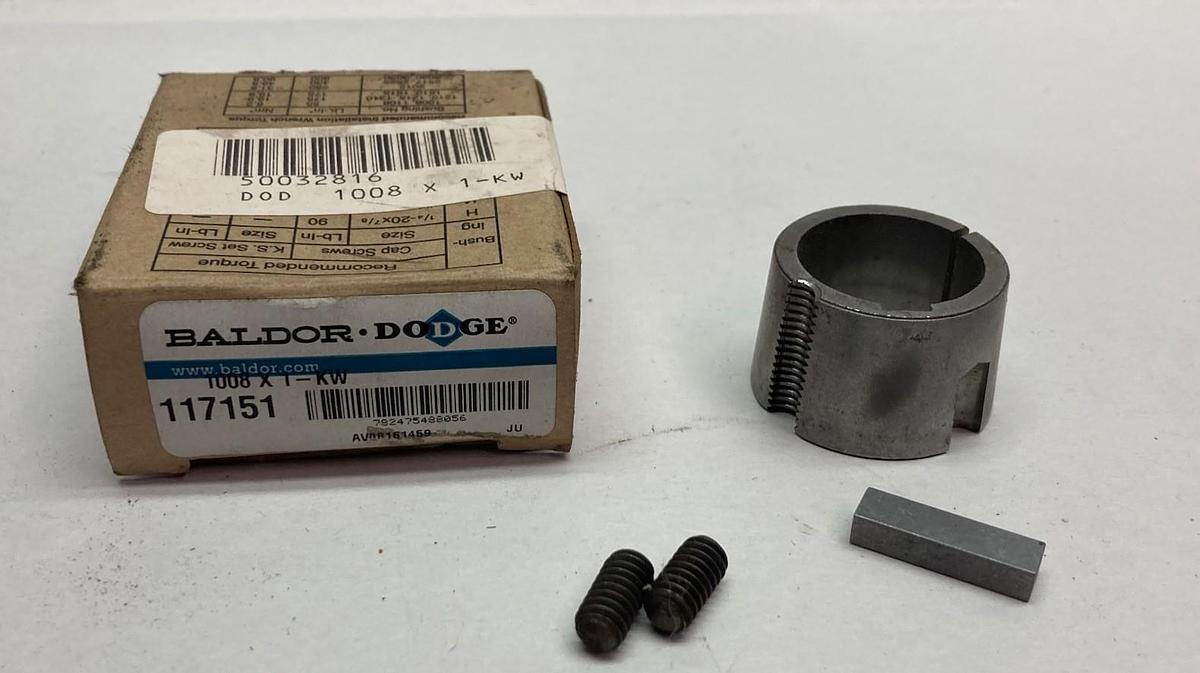 Used Baldor/Dodge,117151 1008 X 1KW,Taper Lock Bushing