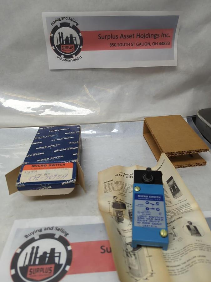 HONEYWELL,LSZ7R1A,LIMIT SWITCH 600VAC 10 AMP NOS