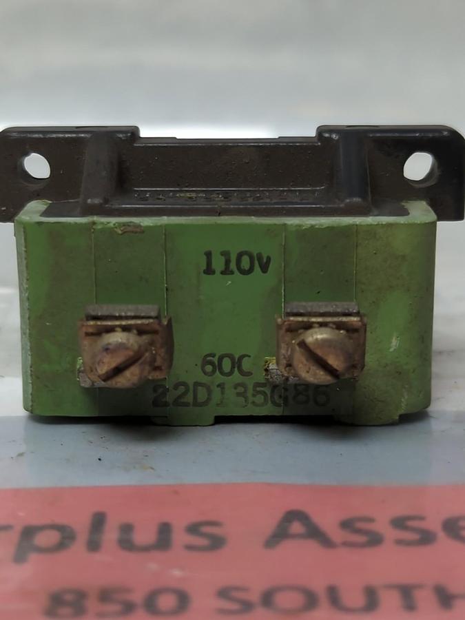 Used GE,22D135G86,COIL 110V 60C PRE-OWNED