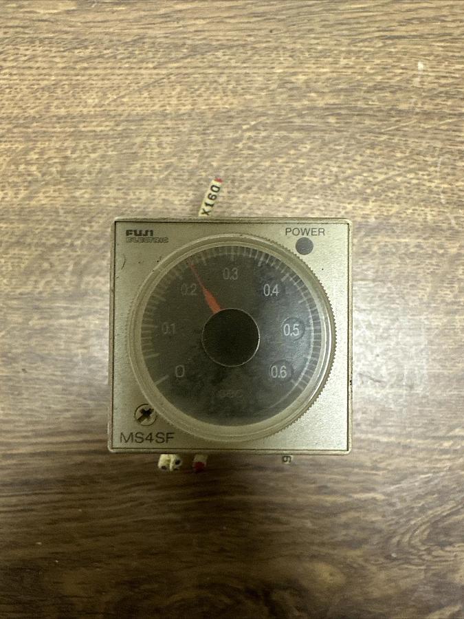 Used Fuji Electric,MS4SF,Super Timer With Base