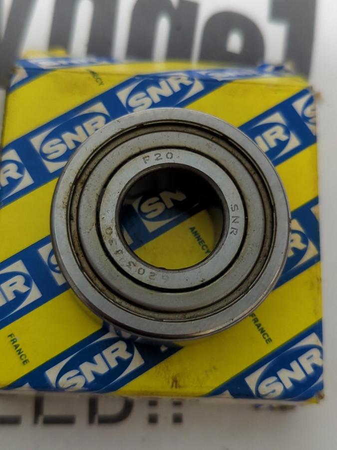 SNR,6203-ZZJ30,BEARING 1-1/2X7/16X5/8 INCH LOT OF 2