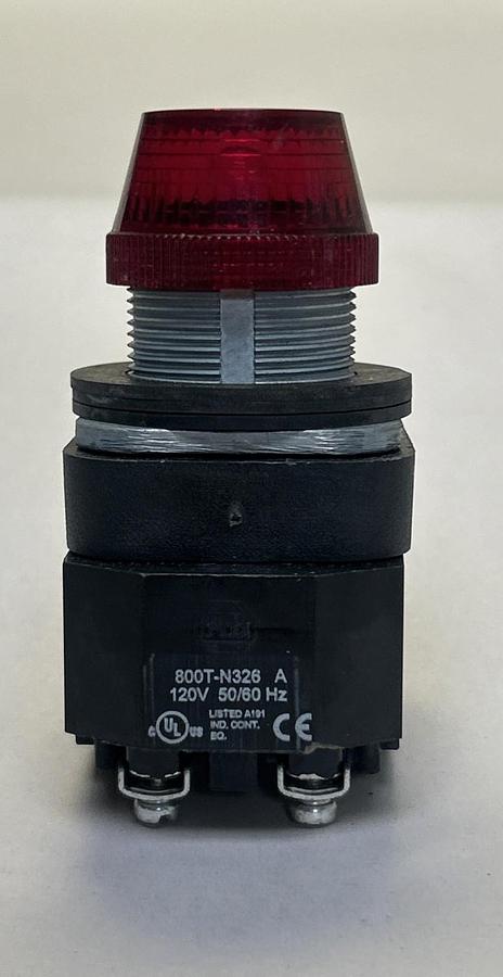 ALLEN BRADLEY,800T-P16,RED PILOT LIGHT NOS