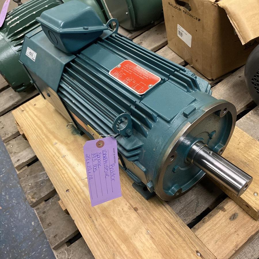 Used Baldor Reliance,IDBRPM18154C, RPM AC 15HP Motor FL1844CZ 3PH 460V