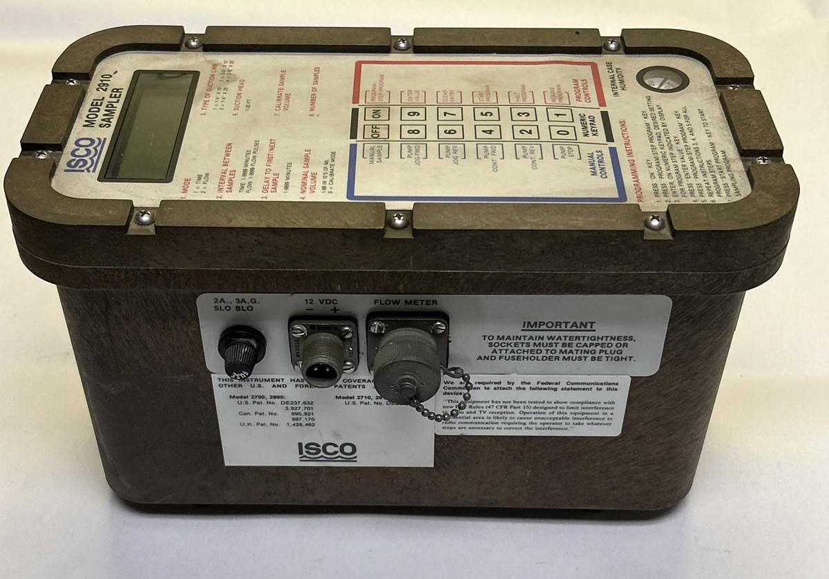 Used ISCO,60-2914-001,MODEL 2910 COMPOSITE SAMPLER CONTROLLER