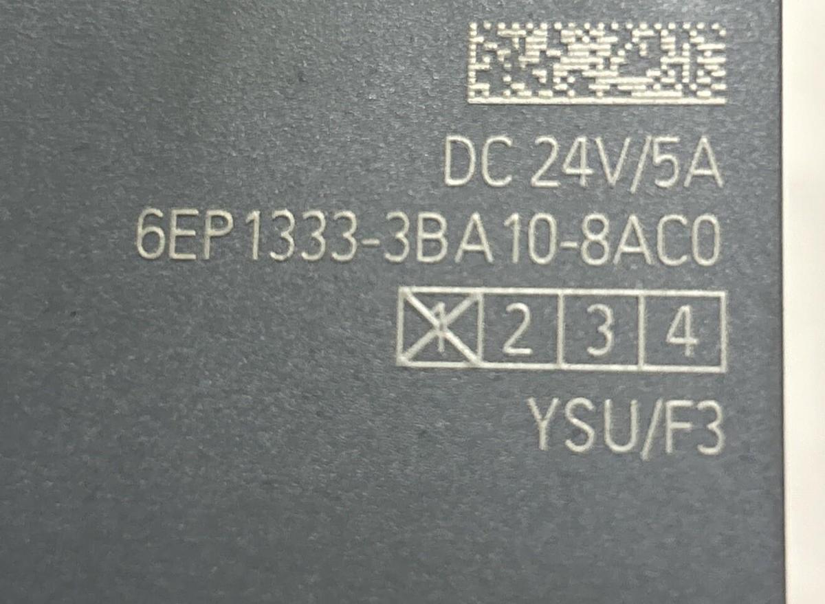 Used SIEMENS,6EP1333-3BA10-8AC0,POWER SUPPLY