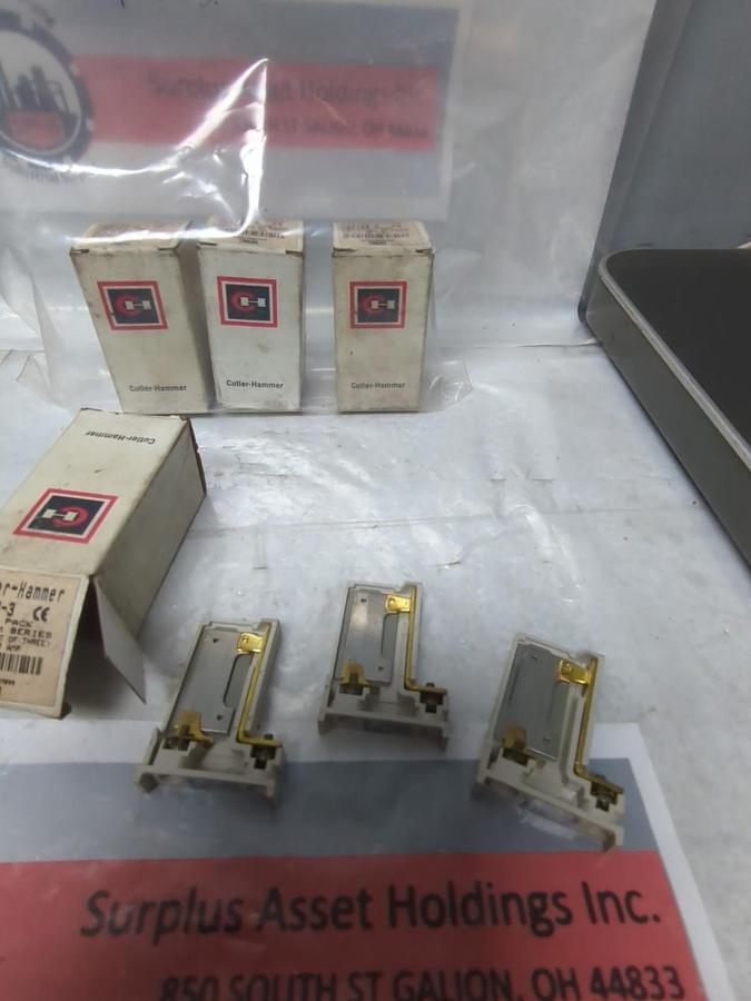 CUTLER HAMMER,H2013B-3,FREEDOM SERIES HEATER ELEMENT LOT OF 4-3PC PACKS NOS