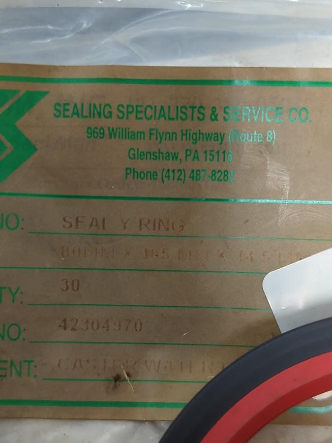 KEUPCHEN,80MMX115MMX14.5MM,SEAL RINGS LOT OF 9