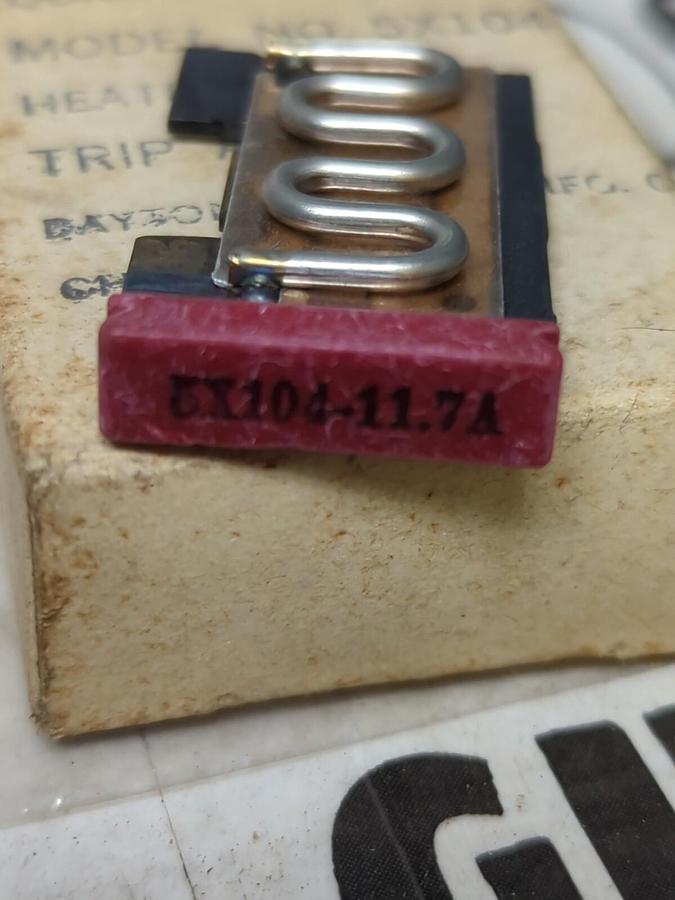 DAYTON ELECTRIC,5X104,HEATER COIL TRIP AMP 11.7 LOT OF 3 NOS