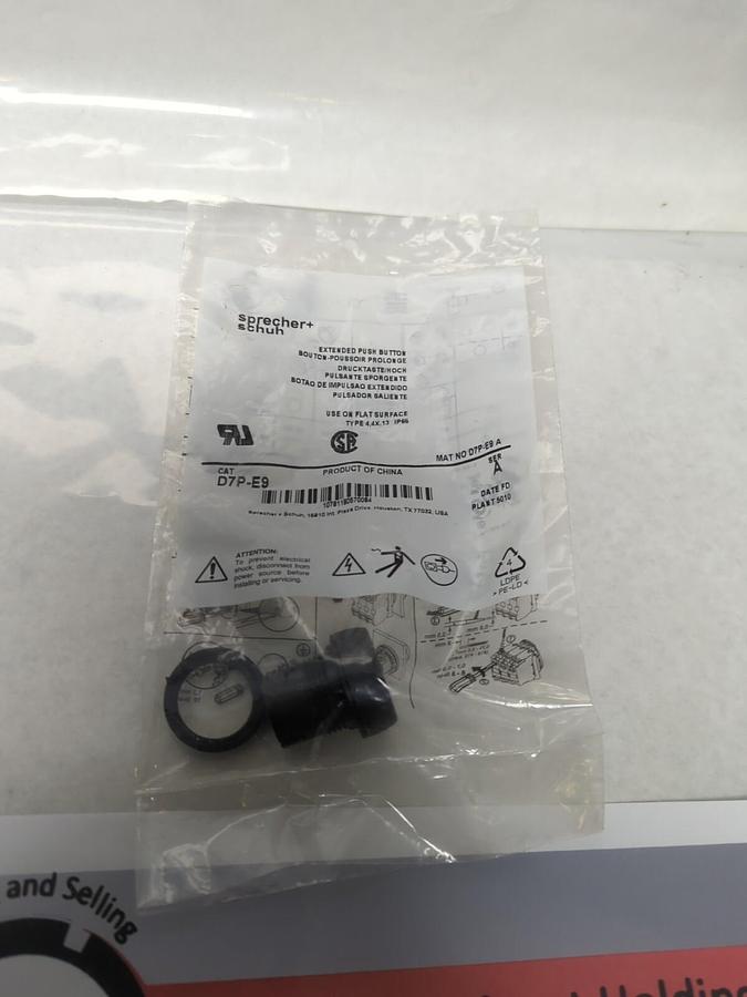 SPRECHER + SCHUH,D7P-E9,EXTENED PUSH BUTTON SERIES A NOS