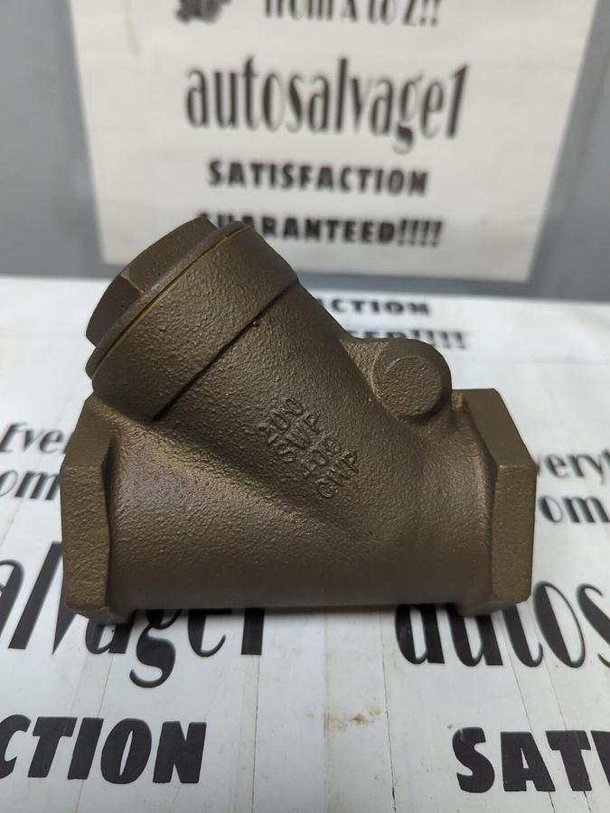 NIBCO,NA,SWING CHECK VALVE 200SWP/400CWP 1-1/2 INCH NPT NOS