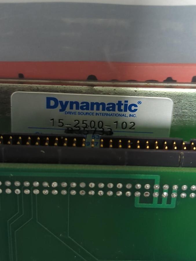Used DYNAMATIC,15-2500-102,PDC2000 CONTROL PANEL PRE-OWNED