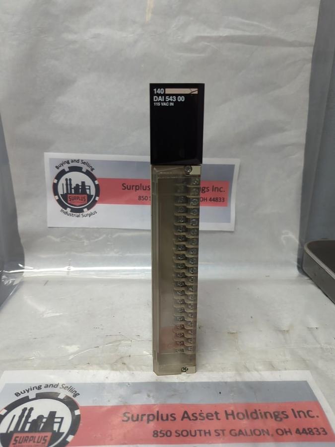 Used SCHNEIDER AUTOMATION,140 DAI 543090,TSX QUANTUM INPUT MODULE AC IN 115V 2XS USED