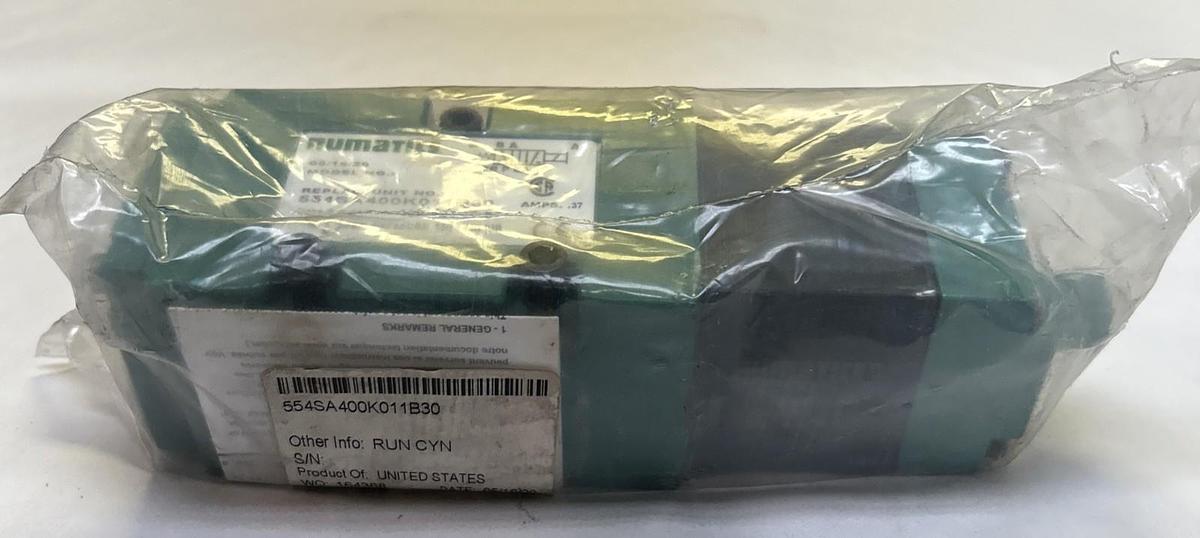 NUMATICS,554SA400K011B30,SINGLE DIRECT SOLENOID VALVE NOS