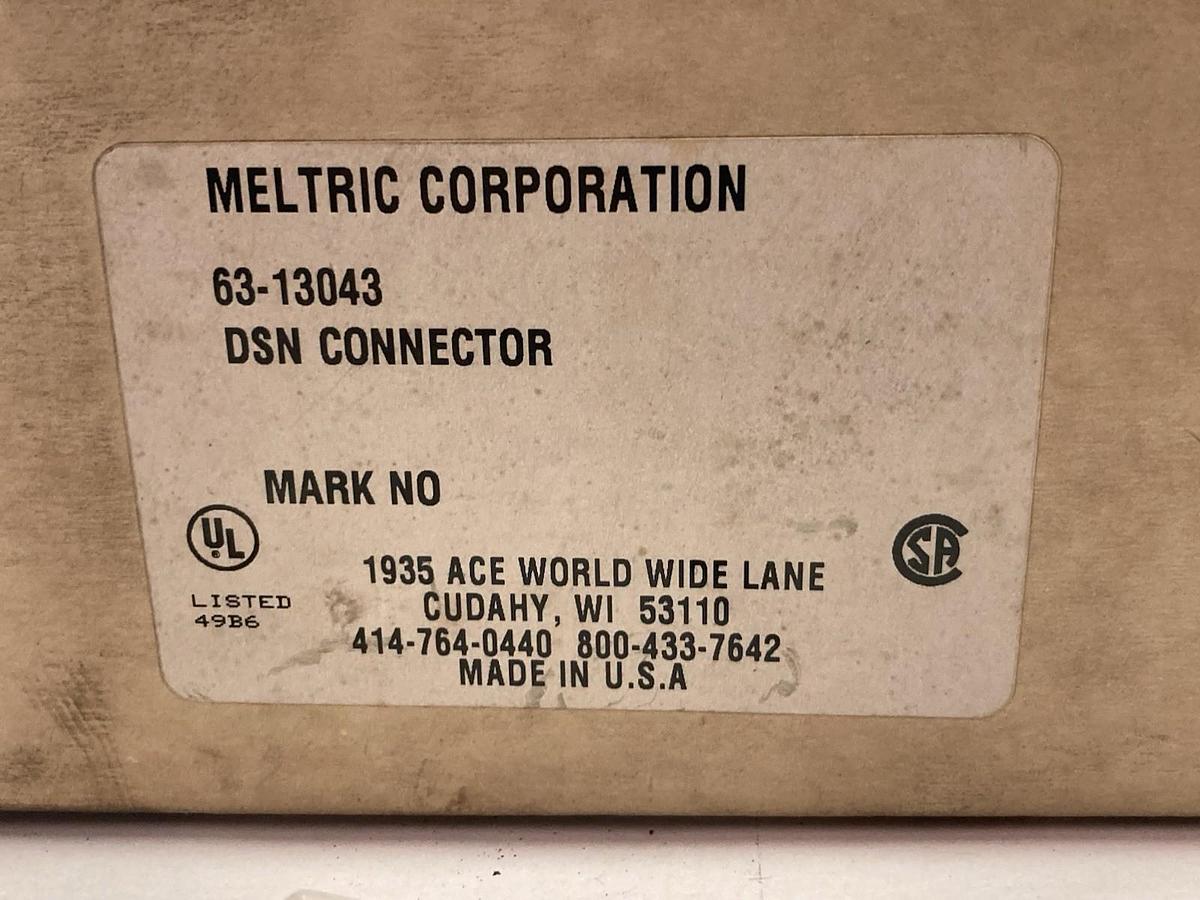 Meltric Corporation,63-13043,Electrical Connector Plug Receptacle Component
