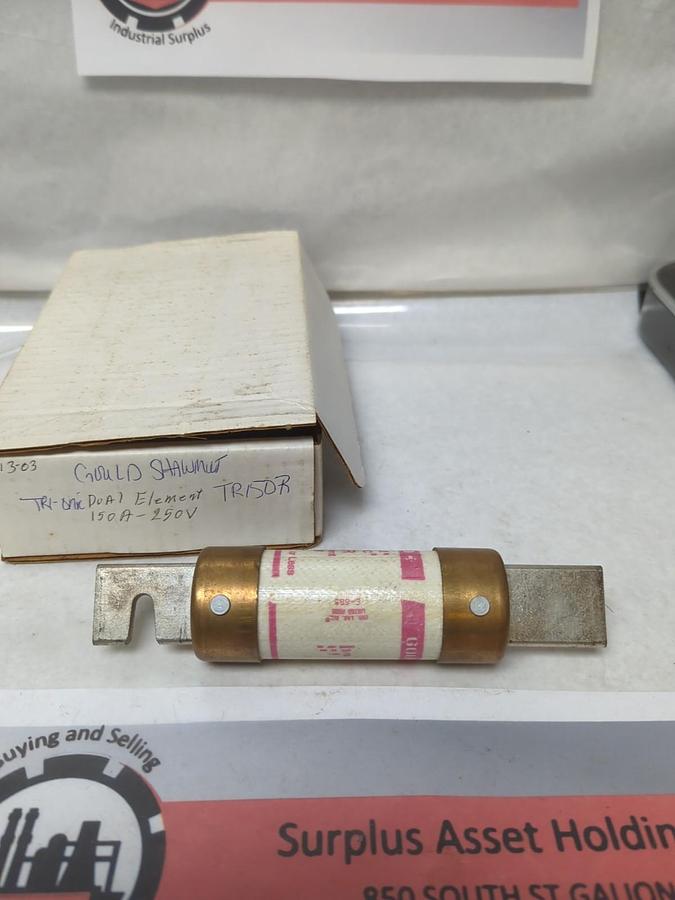 Used GOULD SHAWMUT,TR150R,TRI-ONIC 50 AMP FUSE PRE-OWNED