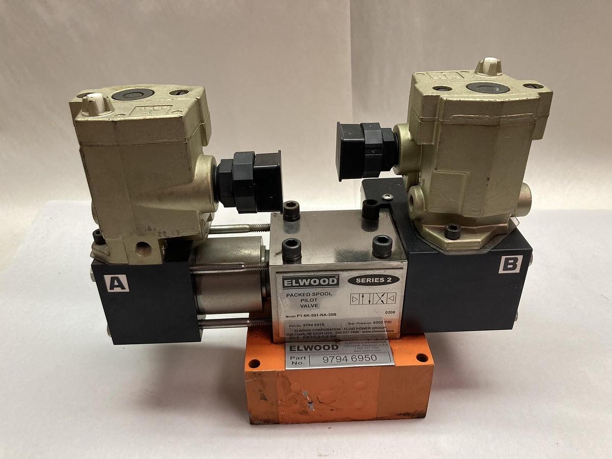 Elwood,P1-6K-501-NA-30B,Series 2 Packed Spool Pilot Valve