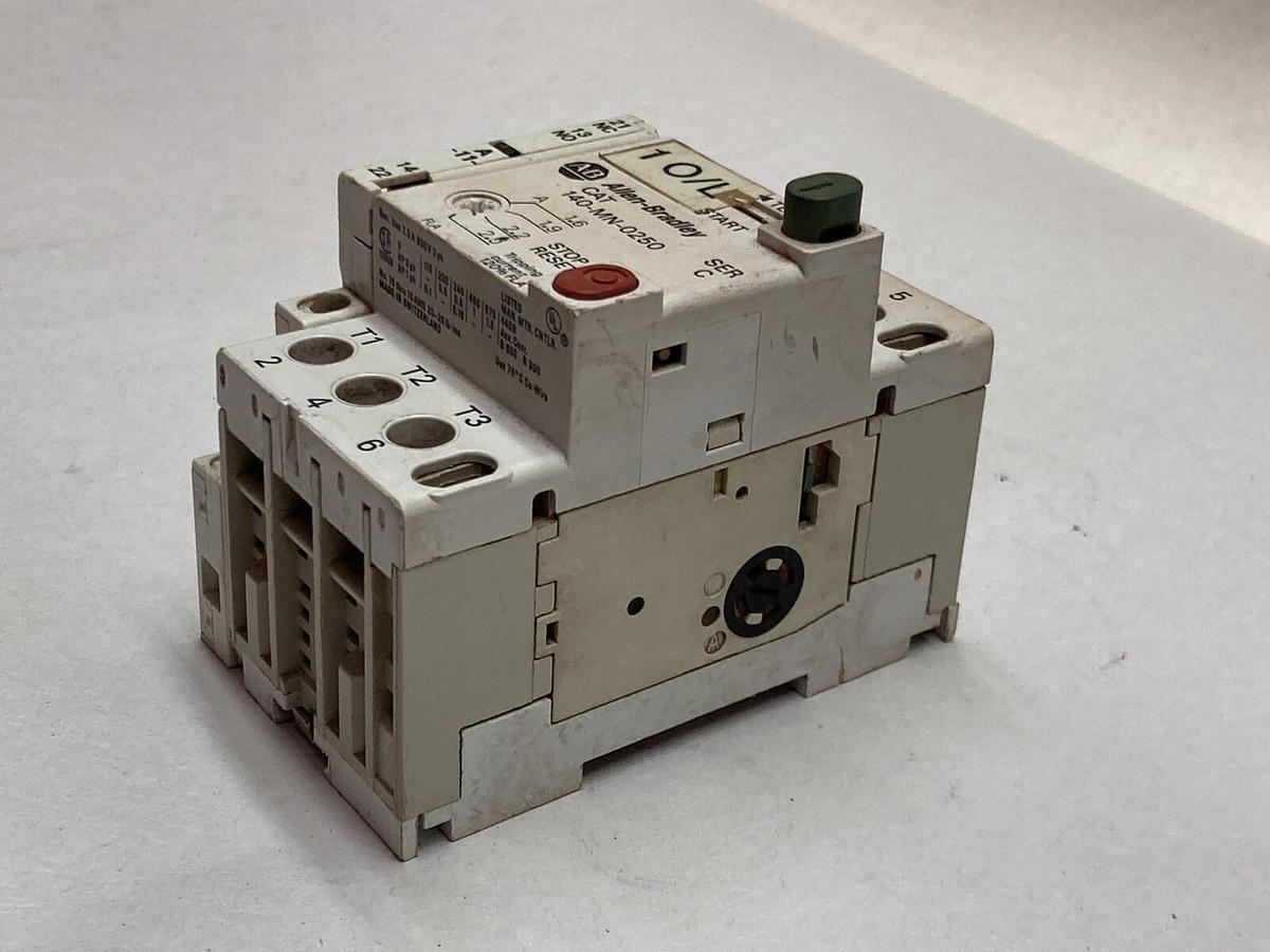 Used Allen-Bradley,140-MN-0250,Manual Motor Starter Ser C