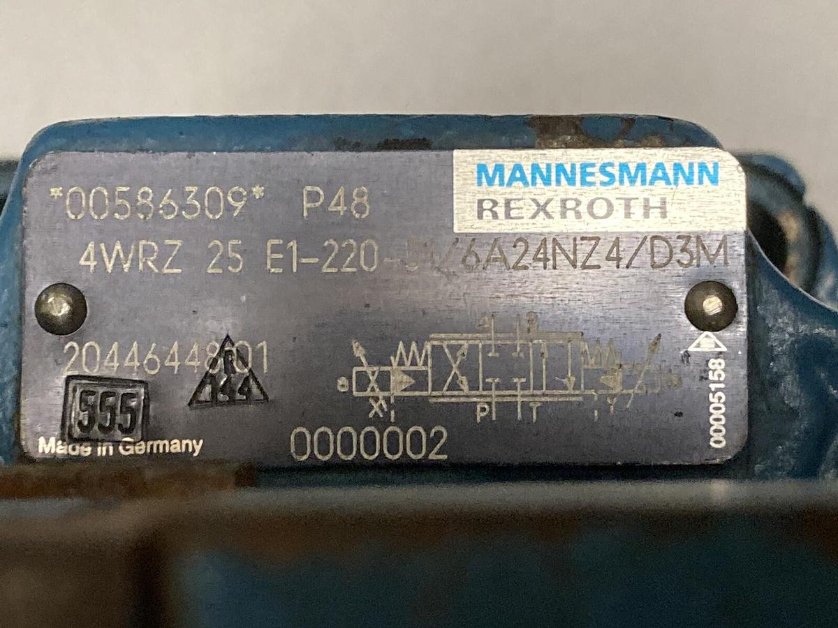 Used Rexroth,4WRZ 25 E1-220-51/6A24NZ4/D3M, Directional Control Valve