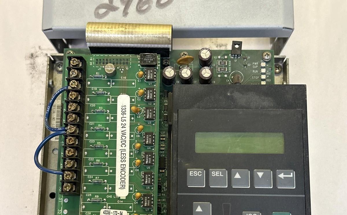 Used ALLEN BRADLEY,1336F-BRF20-AN-EN,ADJUSTABLE FREQUENCY AC DRIVE