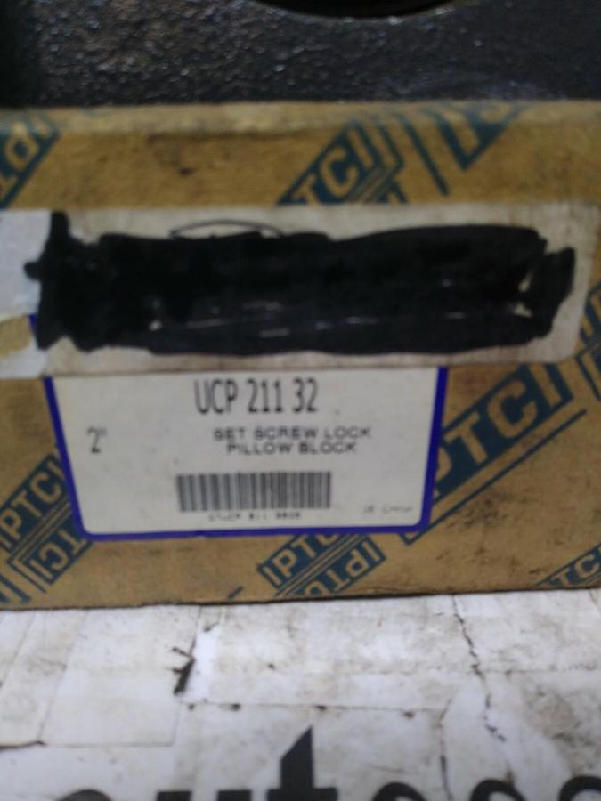IPTCI,UCP 211 32,SOLID BASE PILLOW BLOCK BEARING SELF ALIGNING 2-BOLT 2 IN BORE