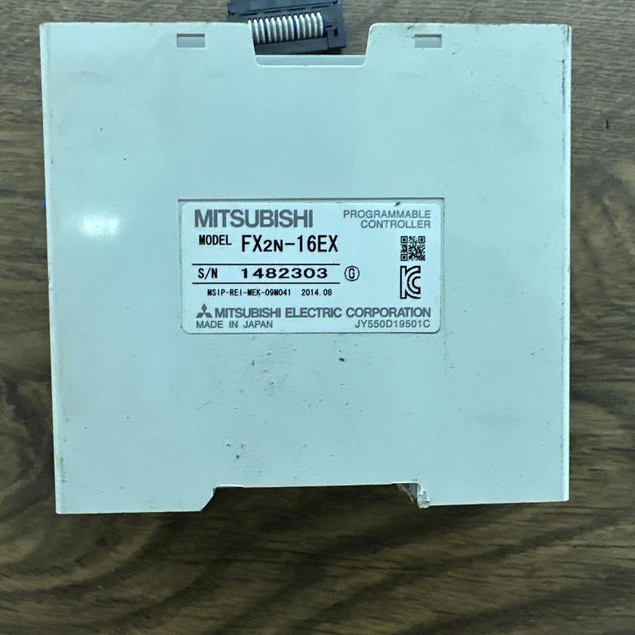 Used Mitsubishi,FX2N-16EX,Programmable Controller No Face Cover