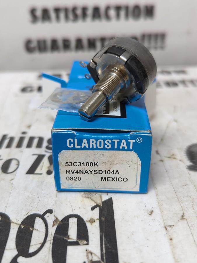 CLAROSTAT,53C3100K RV4NAYSD104A, POTENTIOMETER NEW