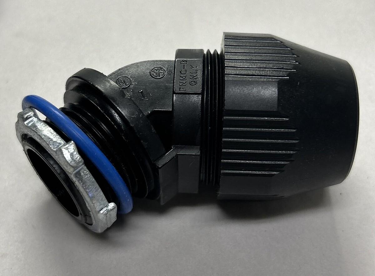 THOMAS & BETTS,LT4100P,1" 45 DEG BULLET CONNECTOR LOT OF 5 NOS